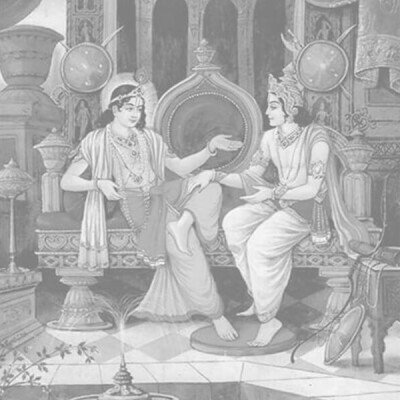 A Dialogue between Krishna and Uddhava